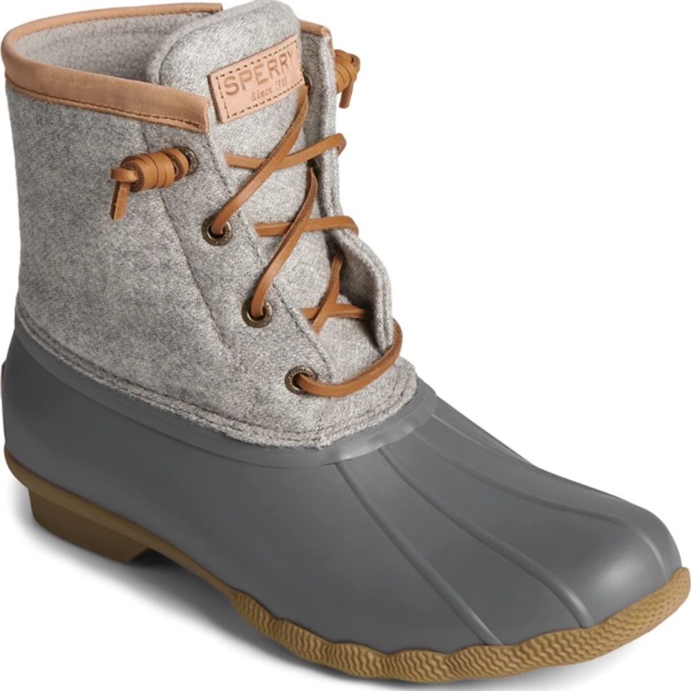 Brand new in box! Sperry Emboss Saltwater Wool Boot (with Thinsulate).